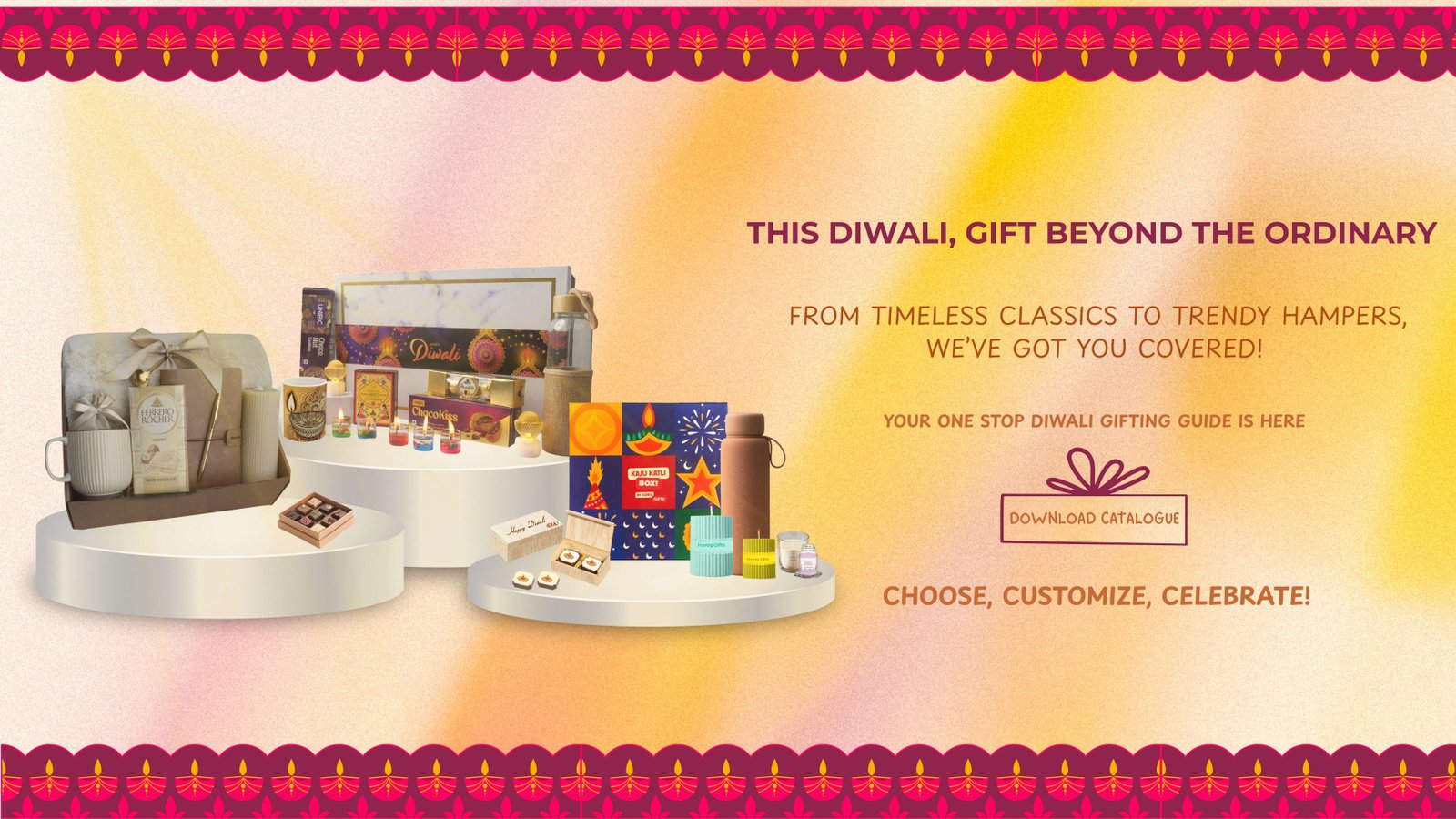 Custom Diwali Hampers banner
